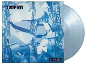 Slowdive - Blue Day Blue/White Marbled Coloured Vinyl LP - Picture 1 of 4