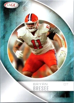 Sage 2023 High Series BRYAN BRESEE Rookie Football Card #134 Clemson Tigers - Image 1 of 2