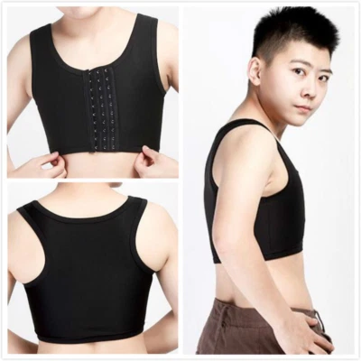 Lesbisch Netz Brust Verbinder Vorne Haken Damen Top Korsett Sportkleidung - Bild 1 von 4