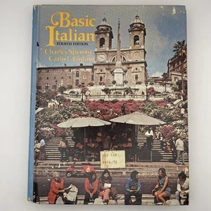 Basic Italian Fourth Edition Charles Speroni Carlo L Golino 1977 HC Textbook - Picture 1 of 22