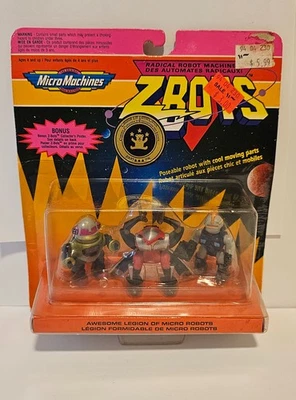 Galoob Micro Machines Z-Bots ZBots Awesome Legion of Micro Robots Set of 3 - Image 1 of 4
