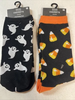 LOTE DE 2 calcetines halloween novedad talla 4-10 UNISEX Foto 1 de 2