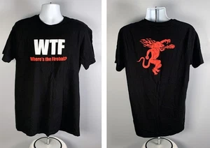 Camiseta WTF Where's the Fireball Canela Whisky Diablo Logo Para Hombre XL Algodón - Imagen 1 de 3