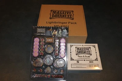 Massive Darkness CMON Lightbringer Plastic Token Set Chests and Pillars KS Lot - Image 1 of 4