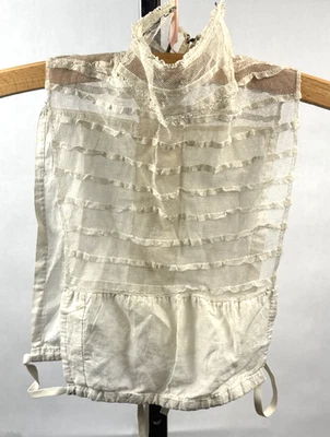 Antiguo niño francés o muñeca corpiño deshuesado victoriano eduardiano estancias ropa interior Foto 1 de 4