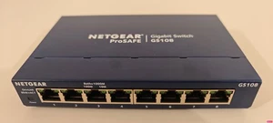 Netgear ProSafe GS108 v4 bez zasilacza 8-portowy przełącznik Netgear GS108 v4 - Zdjęcie 1 z 3