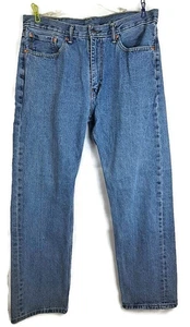 Levi's 505 Jeans Men's 36x32 Blue Jean Denim STRAIGHT FIT Levi 2006 100% COTTON - Picture 1 of 11
