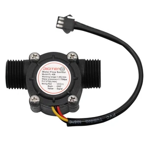 DIGITEN G1/2" Flujo de Agua Hall Sensor Interruptor Medidor Caudalímetro Rosca BSP  - Imagen 1 de 6