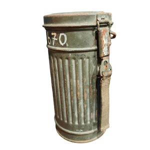 Máscara de gas Wehrmacht lata versión corta FFA 1937 2WK WW2 - Imagen 1 de 10