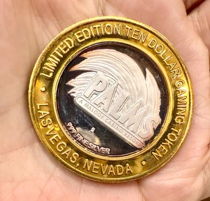 Palms Casino Resort 2005 Limited Edition Ten Dollar Gaming Token - Picture 1 of 4