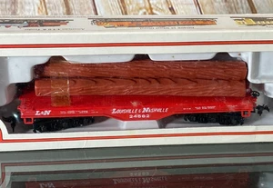 Bachmann HO-Scale Louisville & Nashville L&N Log Car 24562 NIB - Picture 1 of 3