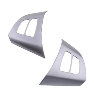 Cubierta de botón de volante cromada de 2 piezas para BMW X5 E70 08-2013 - Imagen 1 de 5