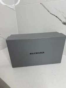 Balenciaga Gray Shoe Shirt Scarf Authentic Box EMPTY Gift Box Shoe Box - Picture 1 of 4