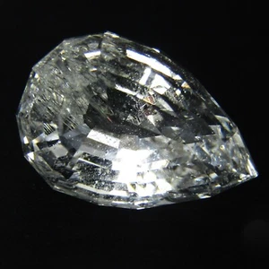20.02Cts Rarest Natural Amazing White Topaz Pear Custom Cut With Needle Gem - Foto 1 di 4