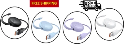 Cable de carga rápida Baseus 60W Ultra Mini retráctil USB C a USB C PD 3A Foto 1 de 4