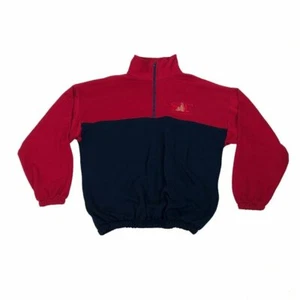 San Francisco Fleece Sweatshirt Men's XL 1/4 Zip Red Blue Vintage 80s 90s USA - Picture 1 of 5
