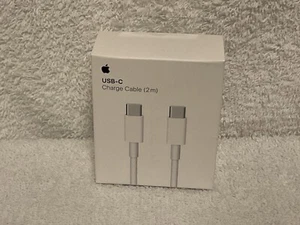 Authentic Apple USB-C Charge Cable (2m) A1739, New/Factory Sealed - Picture 1 of 7