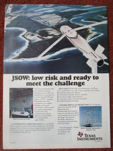 5/1992 PUB TEXAS INSTRUMENTS JSOW GELENK ABSTANDSWAFFE MISSILE F-15E AD - Bild 1 von 1