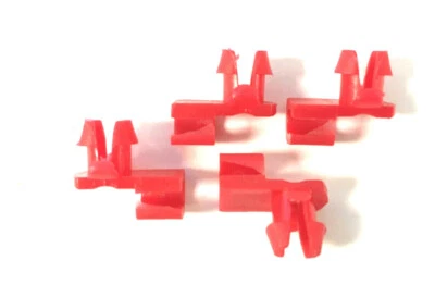 Nuevo 2 juegos de clips de varilla de bloqueo de puerta lateral izquierda derecha roja para Honda 72116SV4003 Foto 1 de 2