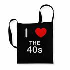 I Love The 40's - Cotton Sling Bag | Choice of Colour