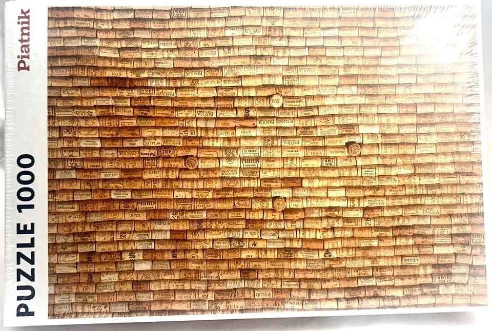 Piatnik Wine Corks 1000 PC Jigsaw Puzzle Photo Collage