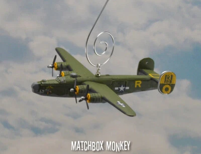B-24 Liberator Belle Ringer 491st Bomb WWII Christmas Ornament Airplane USAF - Image 1 of 4