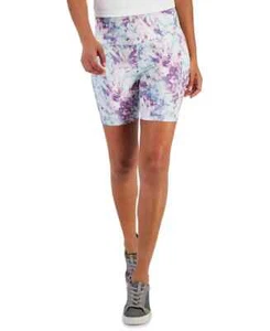ID Ideology Active Printed Bike Shorts Women's XS Berry Frost Elastic Waist - Picture 1 of 17