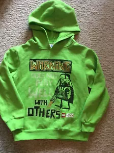 LEGO Star Wars Darth Vader Does Not Play Well Hoodie Sweatshirt 5-6 Boys - Picture 1 of 3