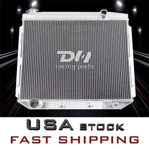 3 Row Aluminum Radiator For 1957-1959 Ford Fairlane Ranchero Edsel Mercury V8 - Picture 1 of 9