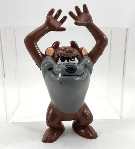 Looney Toons Tasmanian Devil 1986 Vintage PVC Figure 4.5" Tall Cover