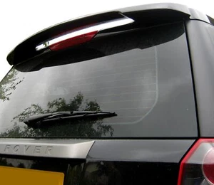 Black Rear tailgate roof Spoiler for Land Rover Freelander 2 LR2 Santorini - Picture 1 of 5
