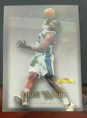 2000-01 Fleer Showcase Jahidi White 47, Georgetown, Wizards, Suns, Bobcats - Image 1 of 2