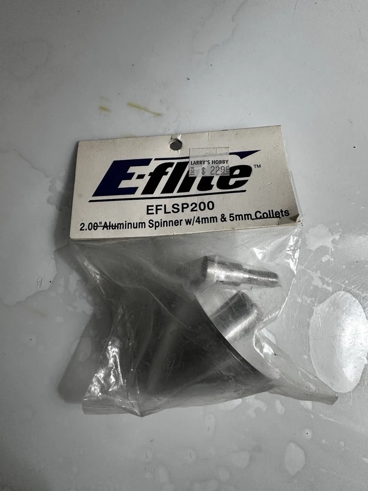Spinner de aluminio E-flite 2,00 con pinzas de 4 mm y 5 mm EFLSP 200 Foto 1 de 3