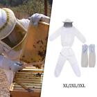 Beekeeping Smock Protective Suit with Hood Bee Suit for Men Women