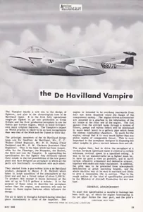 de Havilland Vampire Aircraft Report 12/9/2022g - Foto 1 di 2