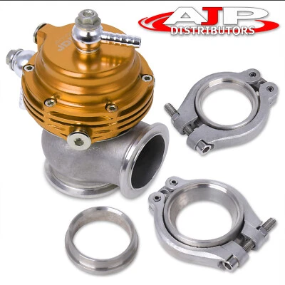 35mm 38mm External Manifold Mount Jdm Mini Gold Wastegate Bypass V-Band Foto 1 de 4