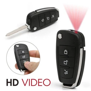 1080P Mini Camera Motion Detetion Home Security Cam Recorder Car Key Fob Design - Picture 1 of 24