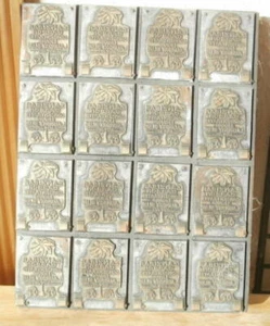 B. HELLER & Co.   "ZANZIBAR"  Carbon Print Plate Panel, as shown - Picture 1 of 4
