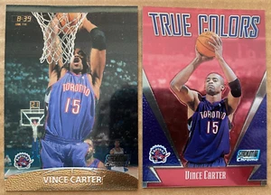 VINCE CARTER 1999-00 Stadium Club Chrome #50 & True Colors #TC6 TORONTO RAPTORS - Picture 1 of 1