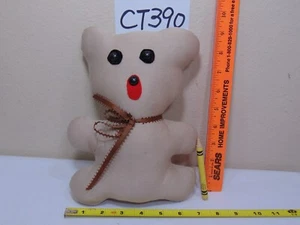 VINTAGE SOUTHWESTERN BELL PIONEERS PLUSH HUG A BEAR 9" ALMOND BROWN RIBBON - Picture 1 of 9