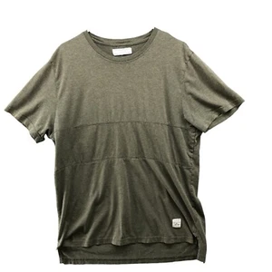 Five Four T Shirt Mens L Short Sleeve Olive Green Crewneck Plain Solid - Picture 1 of 8