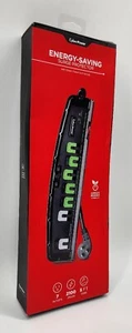 CyberPower P705G 7-Outlet Essential Energy-Saving Surge Protector w/Green Power - Picture 1 of 9