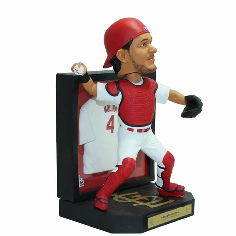 Yadier Molina St. Louis Cardinals Framed Jersey Bobblehead MLB Baseball Cover