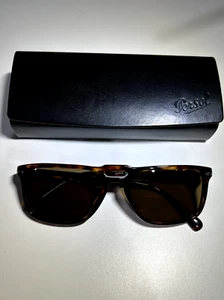 Persol PO3273S Polarised Sunglasses, Trt Shn, Gry, 24-57 - Picture 1 of 4