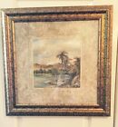 Palm Tree Home Decor Framed In Gold