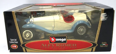 Burago Alfa Romeo 2300 Spider 1932 escala 1:18 colección especial modelo #3008 nuevo en caja Foto 1 de 4