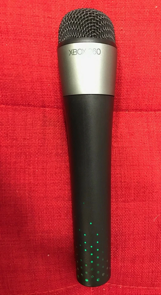 Genuine Microsoft XBox 360 Black Wireless Microphone Model 1380 TESTED       *3* - Image 1 of 1
