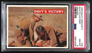 1956 Topps Davy Crockett Orange #48 Davy's Victory PSA 8 NM-MT 7662 - Picture 1 of 4
