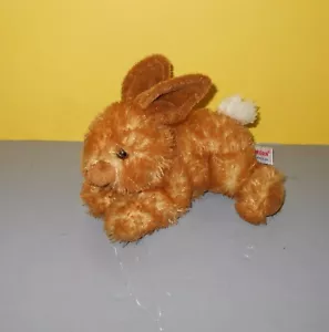 6 Zoll Aurora Kastanie liegend Baby Muskatnuss Hase Kaninchen Puffkugel Schwanz Bohne Plüsch - Bild 1 von 1