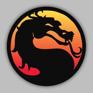 Mortal Kombat Vinyl Sticker/Decal -Cartoon - Video Game - Nintendo - PlayStation - Picture 1 of 2